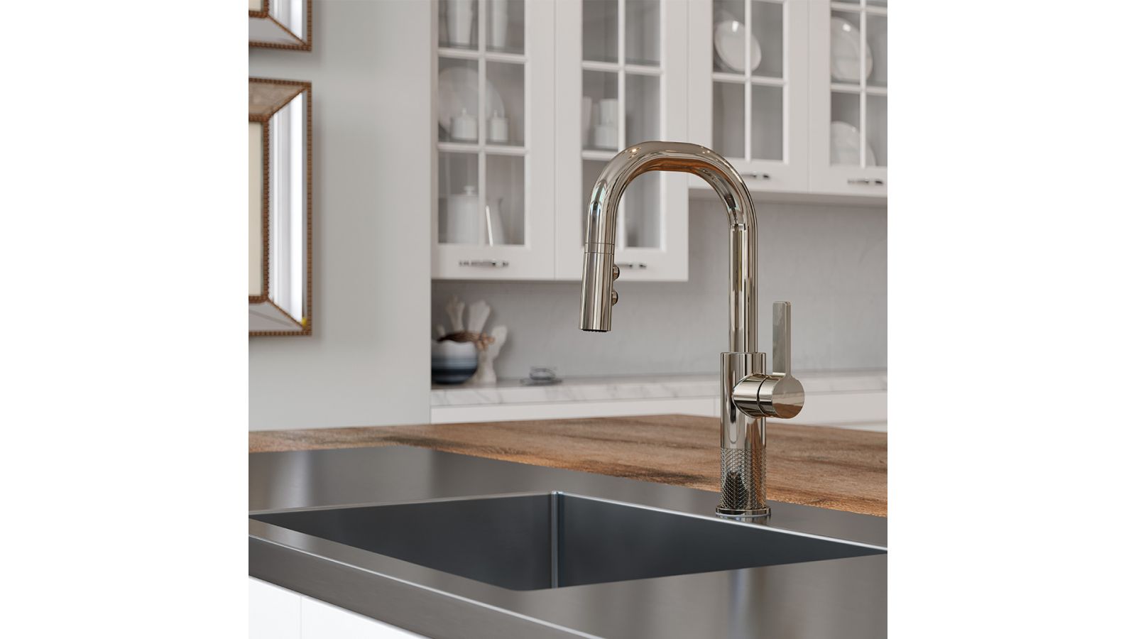 Montay™ 1-Handle Pull-Down Bar/Prep Kitchen Faucet